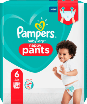 Pampers - Baby-Dry Pants - Einzelpack mit 24 Windelpants - Größe 6